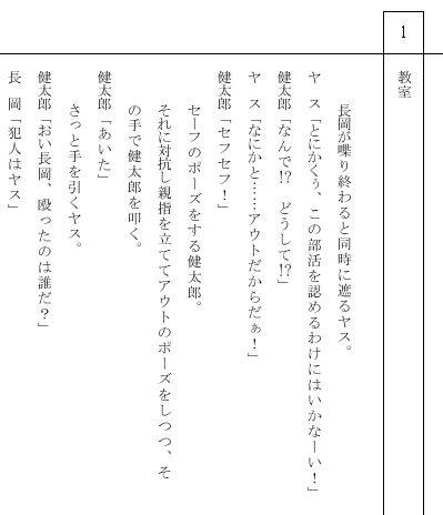 記法の話 Wordでの柱の入れ方 大岡俊彦の作品置き場